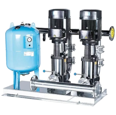Head/Pressure Range: 1-33 Bar Power Range: 0.75-100 kW 3S Type Stainless Steel Water Supply System with Pressure Tank